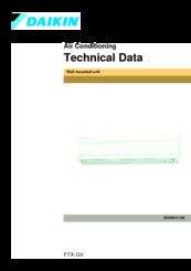 Daikin FTX-GV Technical Data Manual
