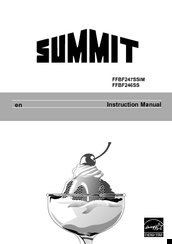 Summit FFBF246SS Instruction Manual