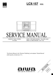 Aiwa LCX-157 Service Manual