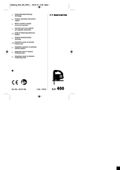EINHELL BJS 400 Original Operating Instructions