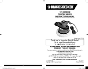 Black & Decker WP010B Instruction Manual