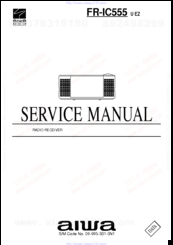 Aiwa FR-IC555 Service Manual