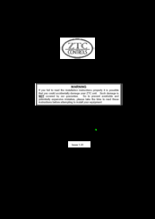 ZTC 505 User Manual