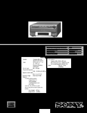 Sony CDP-M7 Service Manual