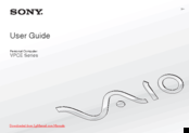 Sony VAIO VPCE Series User Manual