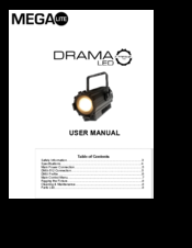 Mega Lite drama z fresnel 200 User Manual