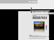 DP Audio Video dbd807nav Operation Manual