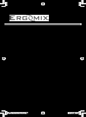 Ergomix Ergomix 1000 Operating Instructions Manual