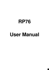 Rongta Technology RP76 User Manual