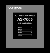 Olympus AS-7000 Instructions Manual