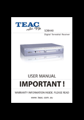 Teac SDB440 User Manual