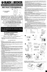 Black & Decker MT1203B Instruction Manual