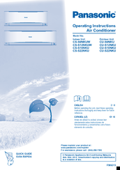 Panasonic CS-S9NKUW Operating Instructions Manual