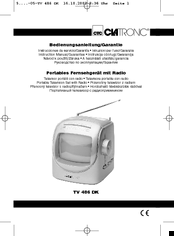 Clatronic TV 486 DK Instruction Manual
