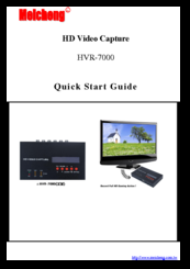 Meicheng HVR-7000 Quick Start Manual