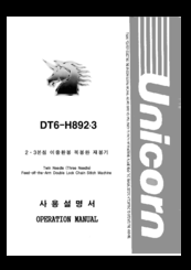 Unicorn DT6-H893 Operation Manual