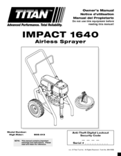 Titan IMPACT 1640 Owner's Manual