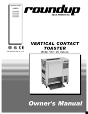 Roundup VCT-20 Deluxe Owner's Manual