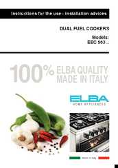 Elba EEC 563 series Instructions For Use Manual