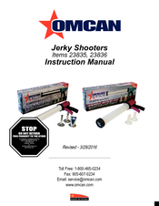 Omcan 23836 Instruction Manual