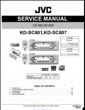 JVC KD-SC607 Servise Manual