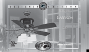 HAMPTON BAY Carrison 499 461 Owner's Manual