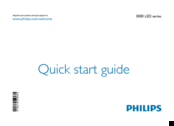 Philips 3000 LED SERIES Quick Start Manual