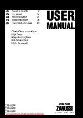 Zanussi ZRB632FW User Manual