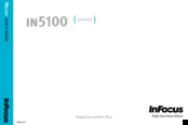InFocus IN5100 series User Manual