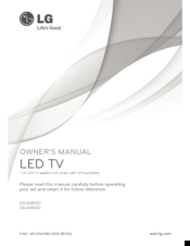 LG 22LN4500 Owner's Manual