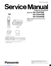Panasonic KX-TG4763B Service Manual