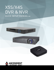 Ascendent X4S Series Quick Setup Manual