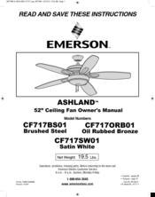 Emerson CF717BS01 Owner's Manual