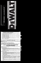 DeWalt D25301D Instruction Manual