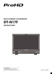 ProHD DT-N17F Instruction Manual