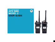 Motorola APX 2000 MODEL 2 User Manual