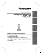 Panasonic KX-PRLA20EX Installation Manual