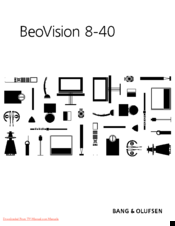 Bang & Olufsen BeoVision?8-40? User Manual