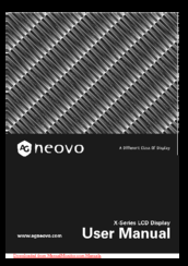 AGneovo X-17 User Manual