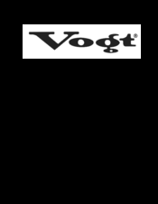 Vogt VT40 Service Manual