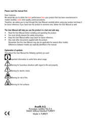 Flavel FDC90X User Manual
