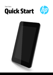 HP Slate 7 Quick Start Manual