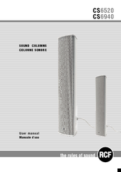 RCF CS6940 User Manual