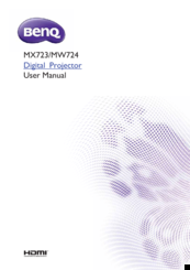BenQ MX723 User Manual