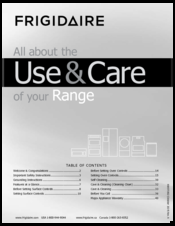 Frigidaire FGEF306TPF Use & Care Manual
