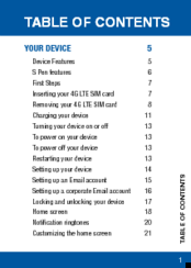 Samsung GALAXY NOTE 10.1 LTE Quick Reference Manual