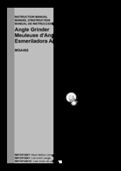 SSP MGA452 Instruction Manual