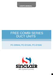 Sinclair FC-D12AI User Manaul