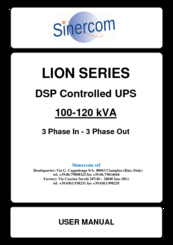 sinercom LION120K User Manual