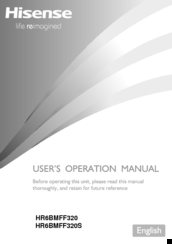 Hisense HR6BMFF320 User's Operation Manual